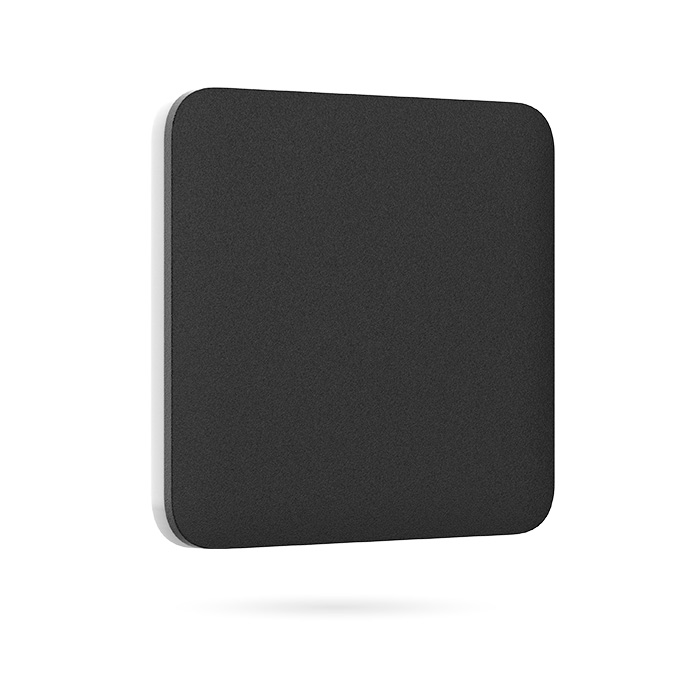 Panel de Interruptor inteligente sin contacto AJAX SOLOBUTTON 1G/2W Color Negro