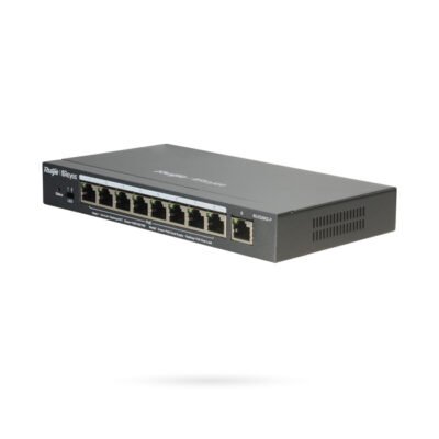 Switch Reyee de 8 Puertos PoE Gigabit + 1 Uplink Gestionable ES209GC-P
