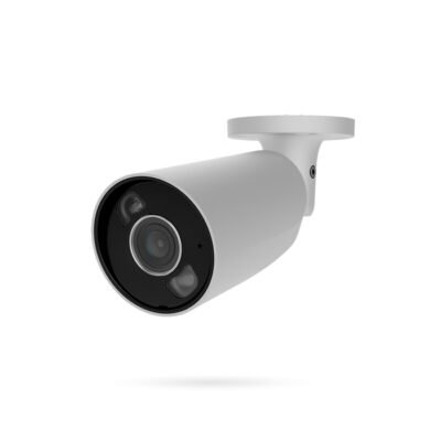 Cámara AJAX BULLETCAM HL con IA 5Mp Lente 2.8mm IR 35m Poe Micrófono Exterior Blanca