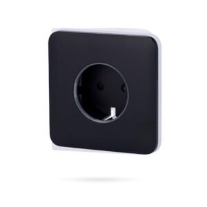 AJAX SOLOCOVER BASIC Tapa para Enchufe Básico Negro