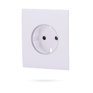 AJAX CENTERCOVER BASIC Tapa Frontal Central para Enchufe Básico Blanco