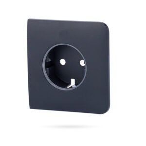 AJAX SIDECOVER BASIC Tapa Frontal Lateral para Enchufe Básico Grafito