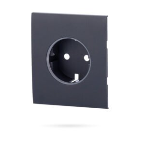 AJAX CENTERCOVER BASIC Tapa Frontal Central para Enchufe Básico Grafito