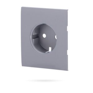 AJAX CENTERCOVER BASIC Tapa Frontal Central para Enchufe Básico Gris