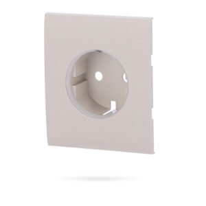 AJAX CENTERCOVER BASIC Tapa Frontal Central para Enchufe Básico Ostra