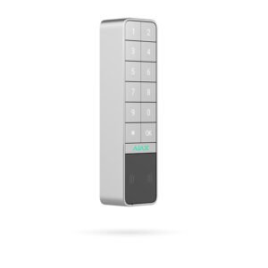 AJAX KEYPAD OUTDOOR BLANCO Teclado Exterior Grado Inalámbrico RFID Bluetooth