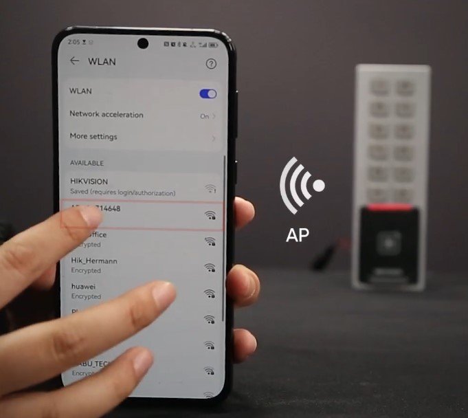 Conectividad del control de acceso Hikvision