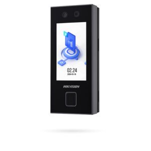 Control de Acceso Reconocimiento Facial Biométrico Tarjeta MF y Pin WiFi Exterior HIKVISION FLUX