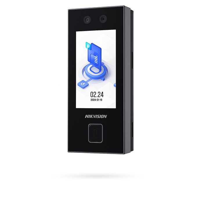 Control de Acceso Reconocimiento Facial Biométrico Tarjeta MF y Pin WiFi Exterior HIKVISION FLUX
