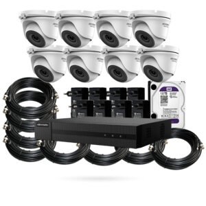 KIT de 8 Cámaras de Seguridad con Grabación KIT OFICINAS
