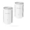 Sistema Mesh WiFi Hikvision AC1200 Pack Dos Nodos Puertos Gigabit Doble Banda