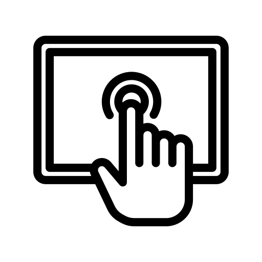 Icono Pantalla táctil