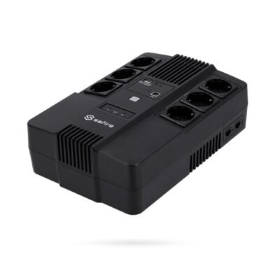 SAI Monofásico LineInteractive 600VA 360W 6 Salidas Batería Sellada Recarga Rápida Autoarranque Uso Interior
