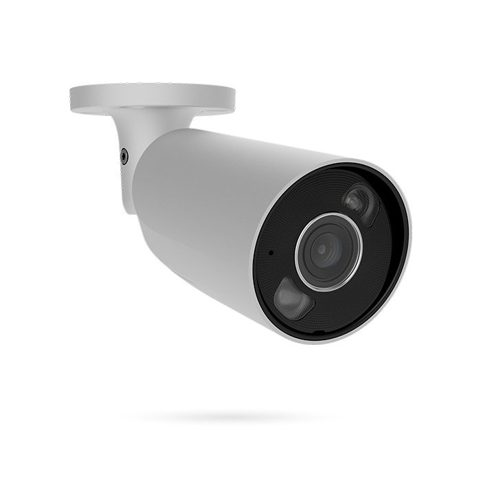 Ajax BulletCam HL Cámara IP PoE Visión Nocturna 50m IA Micrófono Grabación