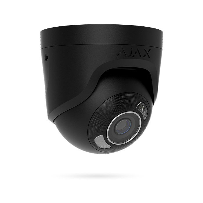 Cámara Ajax TurretCam HL 5 MP lente 4 mm negra