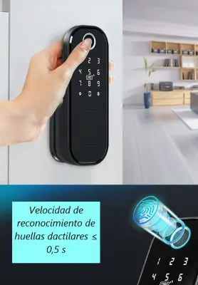 Cerradura exterior GEMA G1 con huella