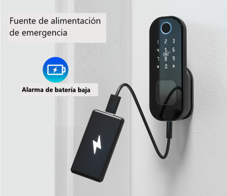 Alimentación de emergencia de la cerradura GEMA G1