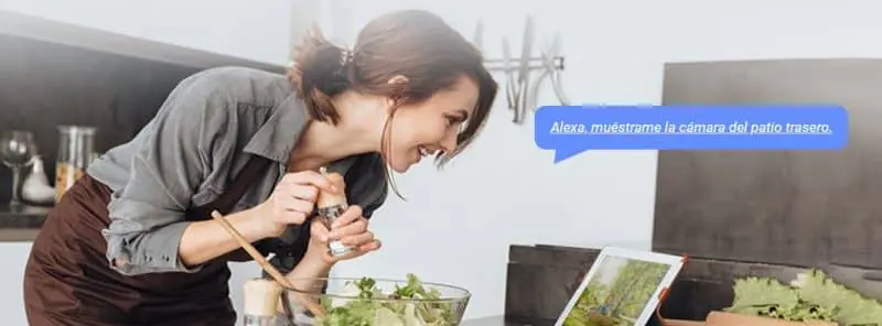 EZVIZ H3C compatible con Alexa y Google Assistant