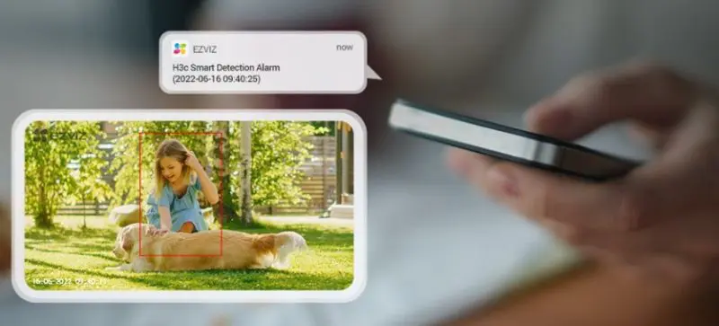 EZVIZ H3C con detección de personas por IA