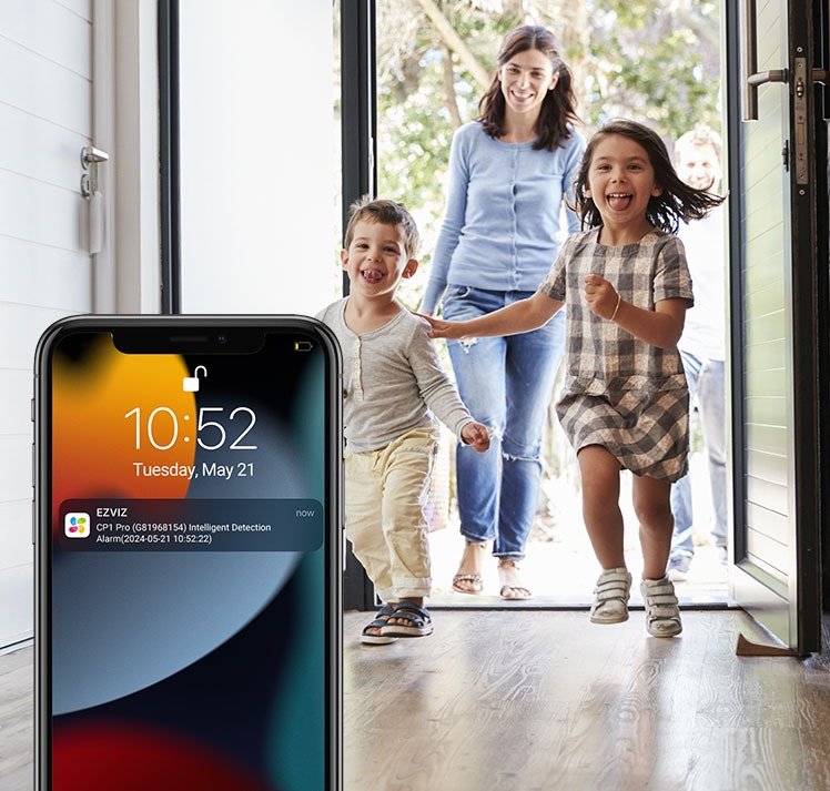 Notificaciones inteligentes de la EZVIZ H6C PRO 4K