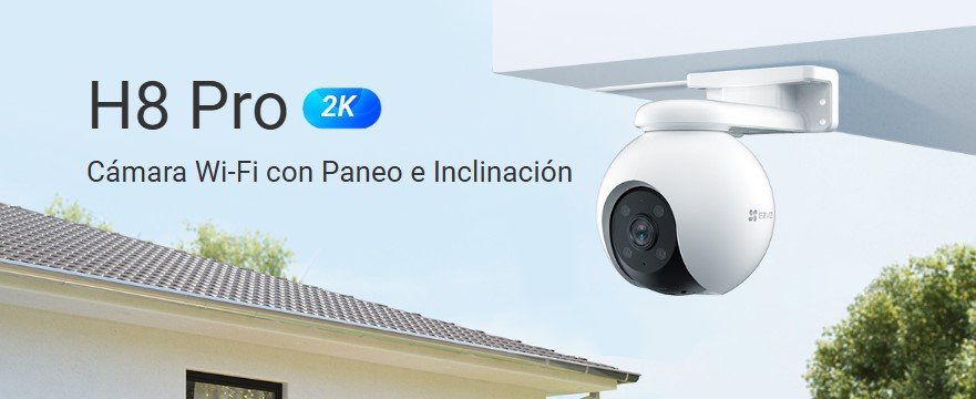 Cámara EZVIZ H8 PRO 2K de exterior