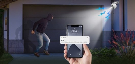 Defensa activa de la cámara EZVIZ H8 PRO 2K