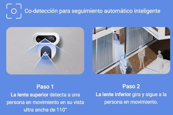 Seguimiento automático de la EZVIZ H90 Dual