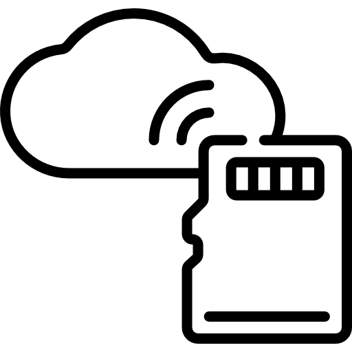 Icono Almacenamiento flexible