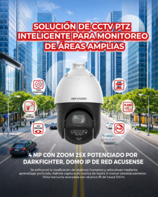 Cámara giratoria 360º Hikvision PRO