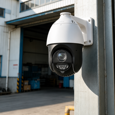 Cámara domo giratoria 360º para exterior