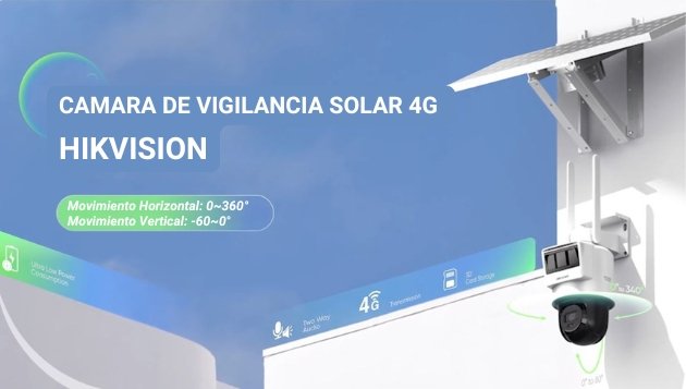 Cámara de vigilancia solar 4G Hikvision PRO DARA
