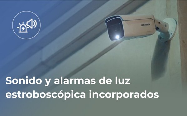 Sirena y flash estroboscópico de Hikvision