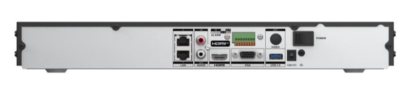 NVR Hikvision AcuSense con salidas HDMI y VGA