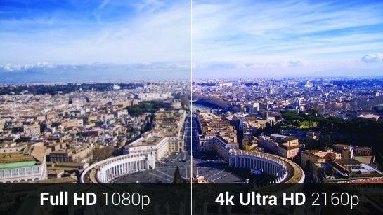 Comparativa de resolución 4K