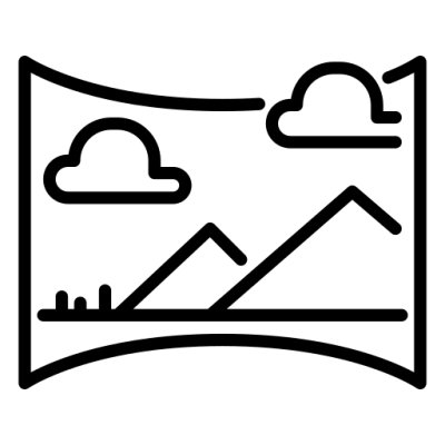 Icono Visión panorámica