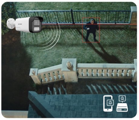 Cámara IP Hikvision con audio bidireccional