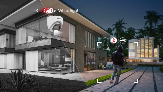 Luz blanca de la Hikvision PRO PROCTOR