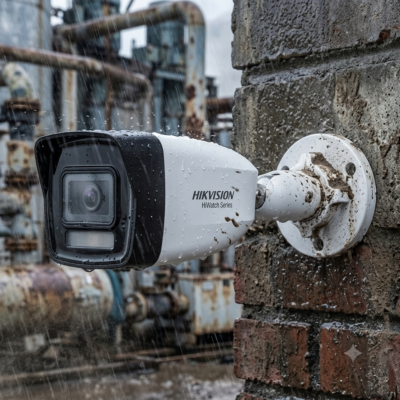 Cámara IP Hikvision TYNE en exterior