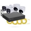 Kit de 4 cámaras IBINTEL para negocio (2 domos + 2 bullets 4 MP)
