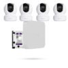 Kit 4 Cámaras WiFi Interior EZVIZ TY1 G1 2K con Grabador Ajax NVR y Disco Duro 1 TB