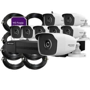 Kit 8 cámaras CCTV 1080p Hikvision