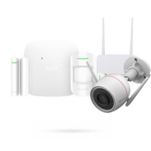 Kit Alarma Ajax 4G para Vivienda Sin Internet con Router 4G y Cámara EZVIZ H3C 3K