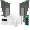 Kit Alarma Ajax para Parcelas con 4 Pares de Barreras Infrarrojas Solares