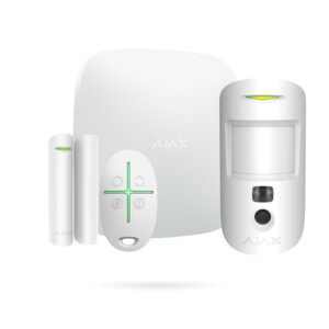 Kit Alarma Ajax Sin Internet Hub 2 4G Dual SIM con MotionCam y Fotos
