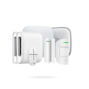Kit Alarma Exterior Ajax con 2 Detectores Cortina DualCurtain y Sirena StreetSiren