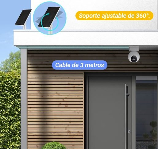 Fácil instalación de la EZVIZ HB8 PRO 4K con panel solar