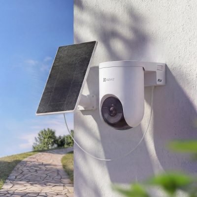 Cámara EZVIZ HB8C 4K con panel solar