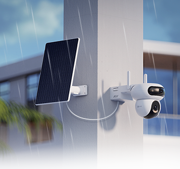 Kit EZVIZ HB90 Dual con panel solar