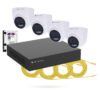 Kit IP IBINTEL ECO de 4 domos 2 MP