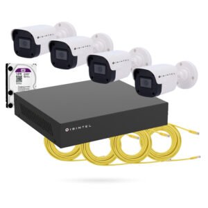 Kit IP IBINTEL ECO exterior de 4 cámaras 2 MP